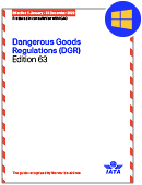 Dangerous Goods Regulations English 63rd Edition Windows